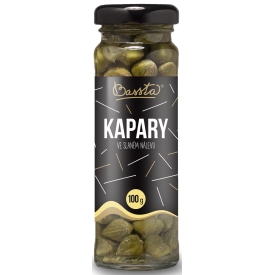 Kapary ve slanokyselém nálevu sklo