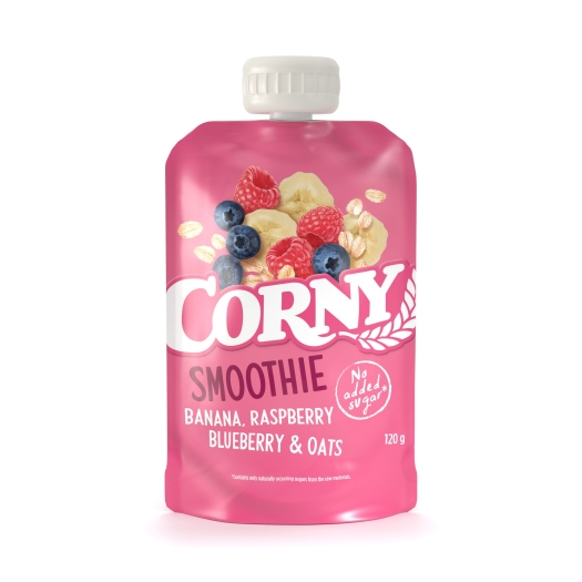 Kapsička Smoothie banán, maliny, borůvky a ovesné vločky