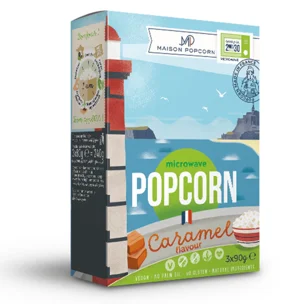 Karamelový popcorn do mikrovlnky 3x80 g - expirace