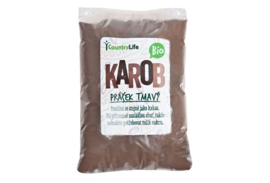 karobový prášok tmavý BIO