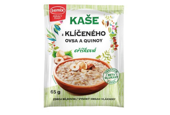 Kaša z klíčeného ovsa a quinoa oriešková bez lepku