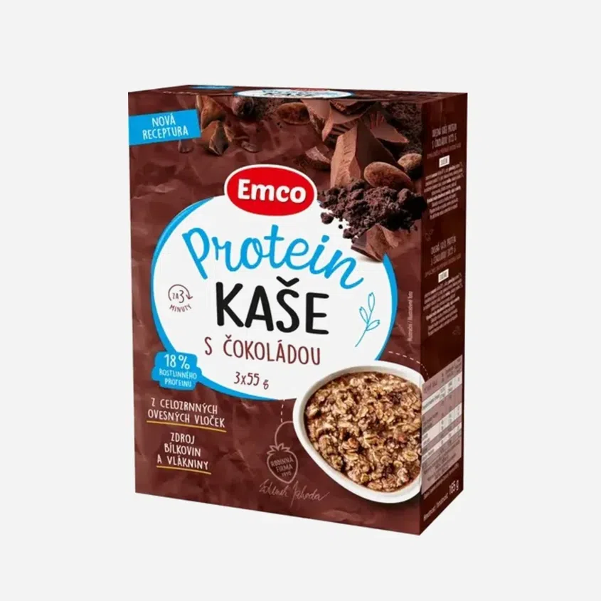 kaše proteinová s čokoládou 3x55 g
