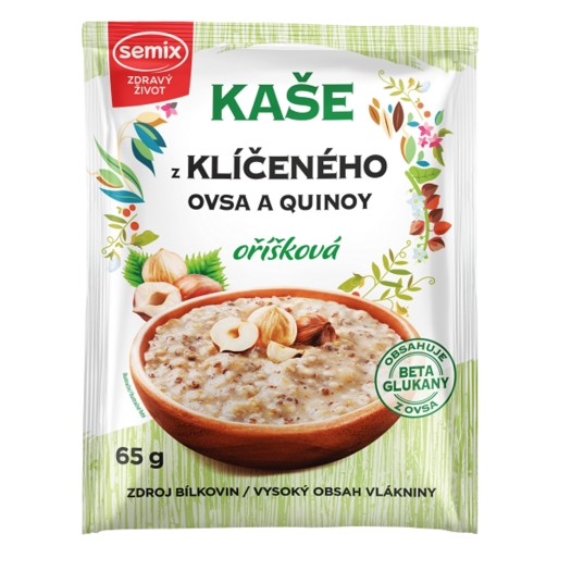 Kaše z klíčeného ovsa a quinoy oříšková bez lepku
