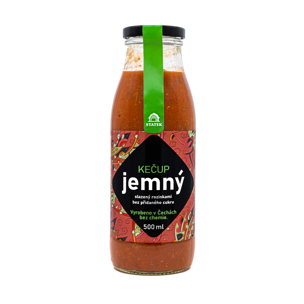 Kečup jemný bez cukru s hrozienkami
