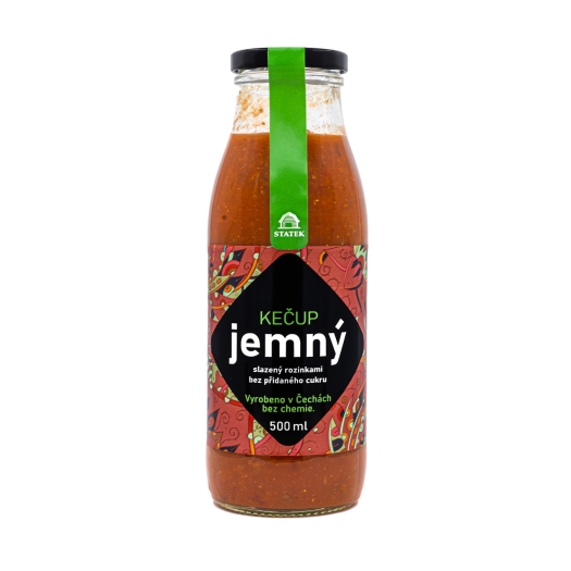 Kečup jemný bez cukru s rozinkami