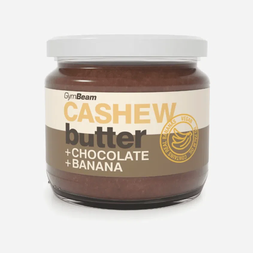 Kešu máslo s čokoládou a banánem