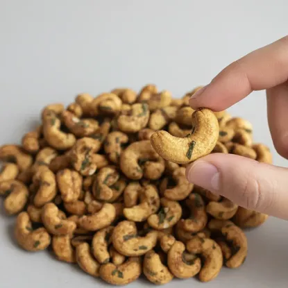 Kešu s cibulí a příchutí zakysané smetany