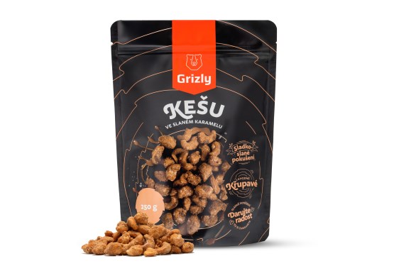 Kešu ve slaném karamelu