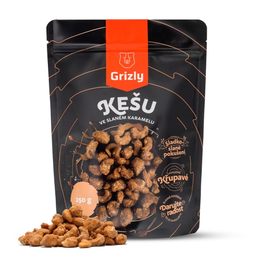 Kešu ve slaném karamelu