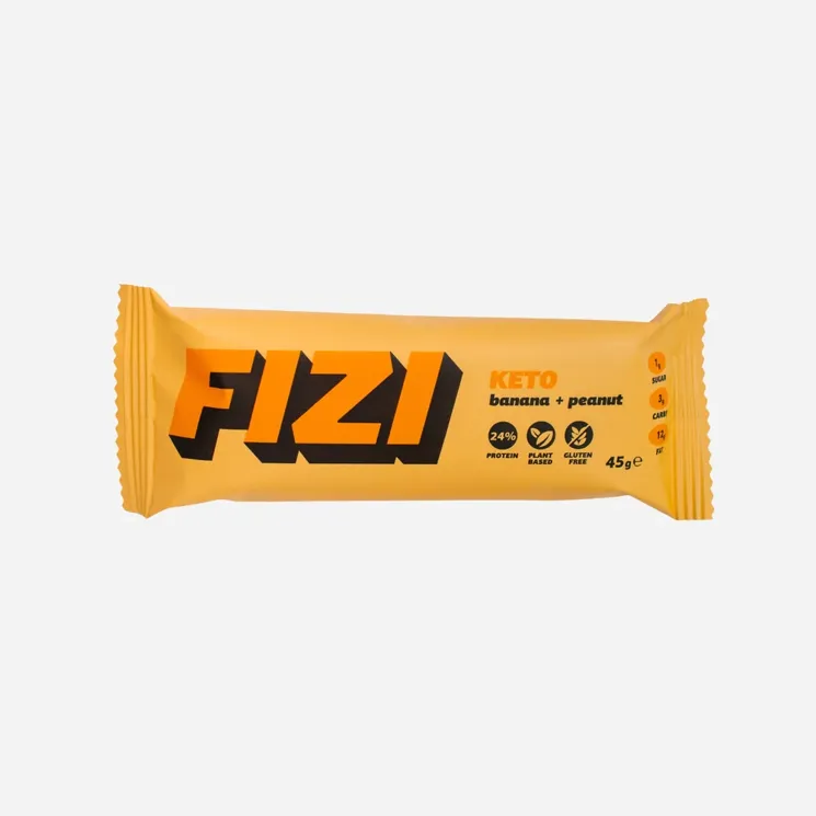 Keto proteinová tyčinka banán a arašídy 12 x 45 g