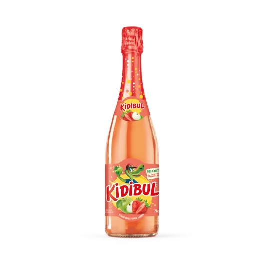 KIDIBUL Dětský šumivý nápoj - Jablko, Jahoda