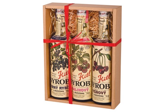 Kitl Syrob Červené ovoce (Malina, Višeň, Č. rybíz) 3x 500ml