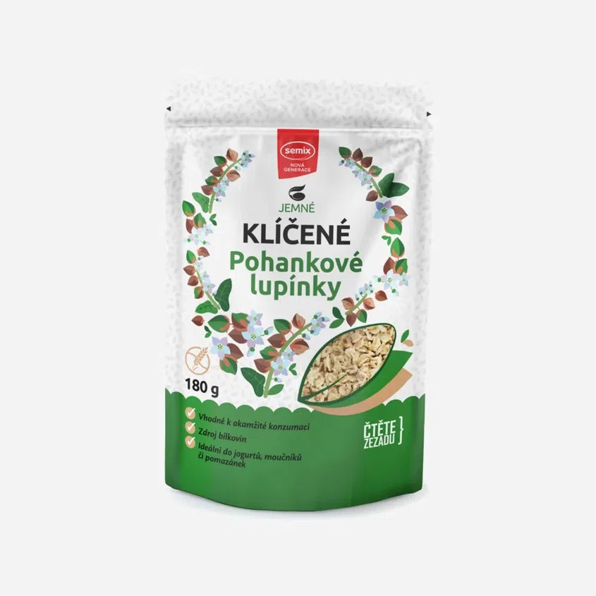 Klíčená pohanka lupínky