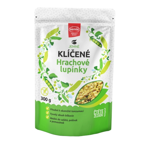Klíčené hrachové lupínky