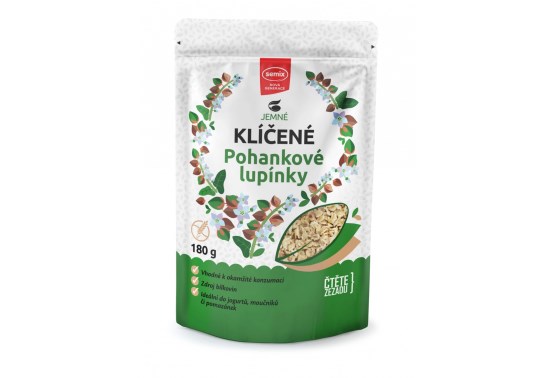 Klíčené pohánka lupienky