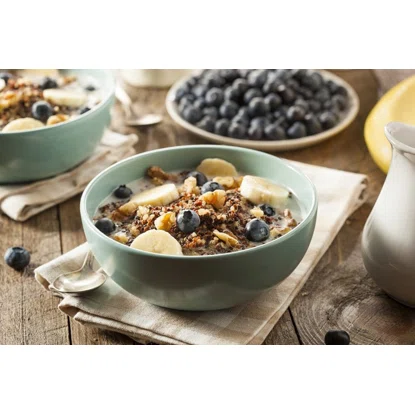 Klíčené quinoa lupienky
