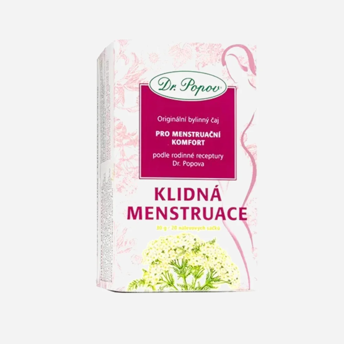 Klidná menstruace - porcovaný čaj 20 sáčků