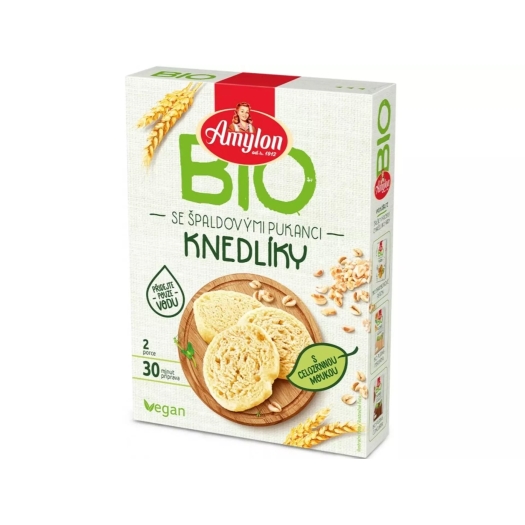 Knedle s celozrnnou múkou a špaldovými Pukancami BIO