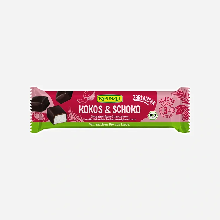 Kokos v hořké čokoládě BIO 12 x 50 g