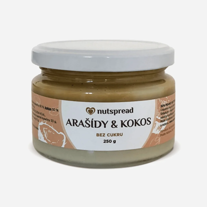 Kokosovo - arašidové maslo