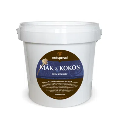 Kokosovo-makové máslo 6 x 500 g