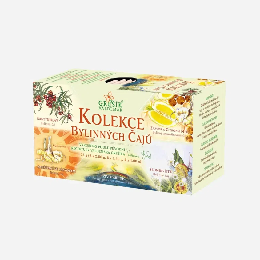 Kolekce bylinných čajů 5x4 sáčky