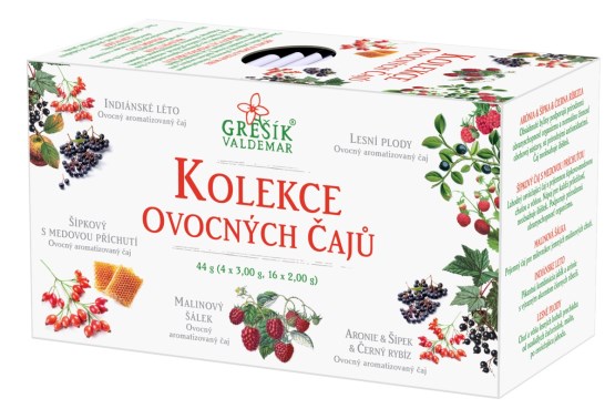 Kolekce ovocných čajů 5x4 sáčky