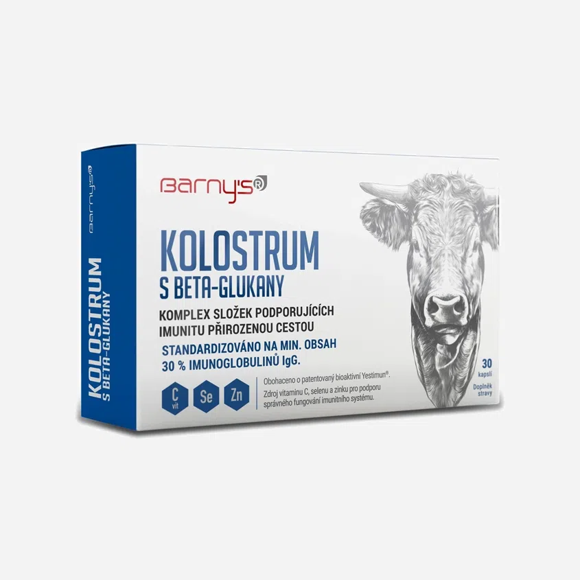 Kolostrum s beta-glukany