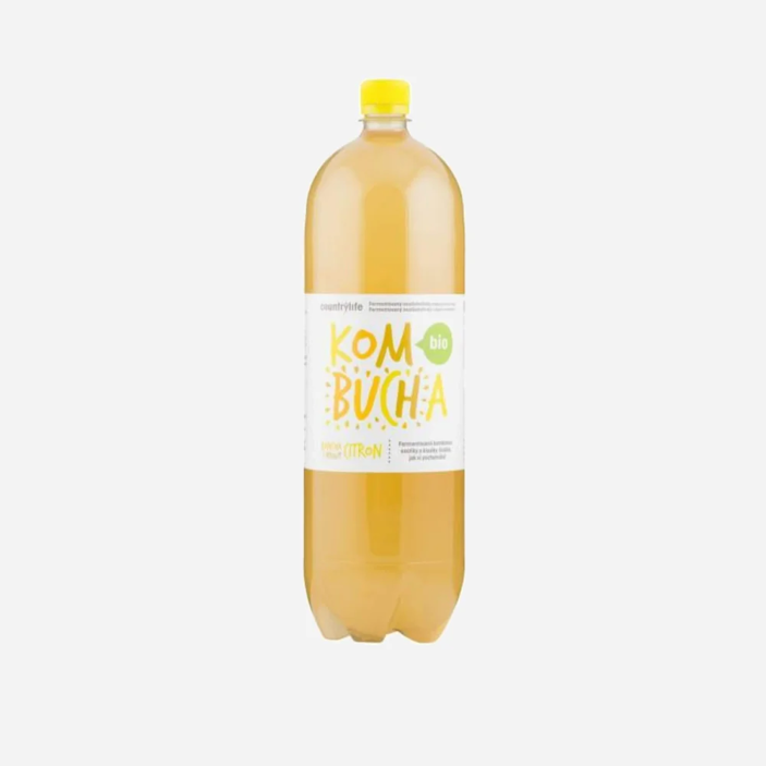 Kombucha bancha s příchutí citron BIO 2 l