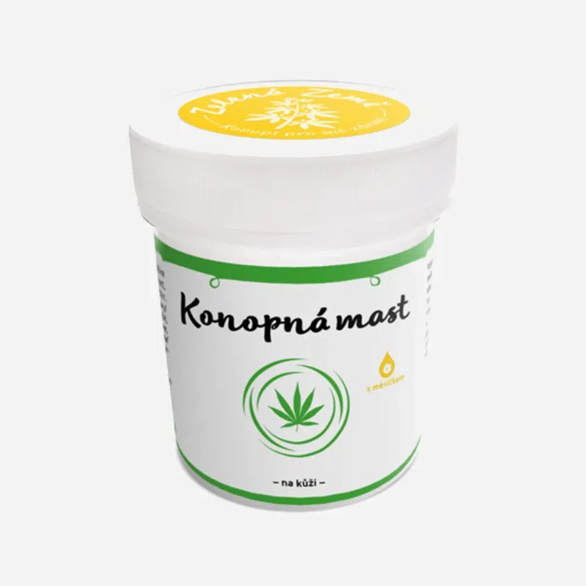 Konopná mast s měsíčkem - kůže