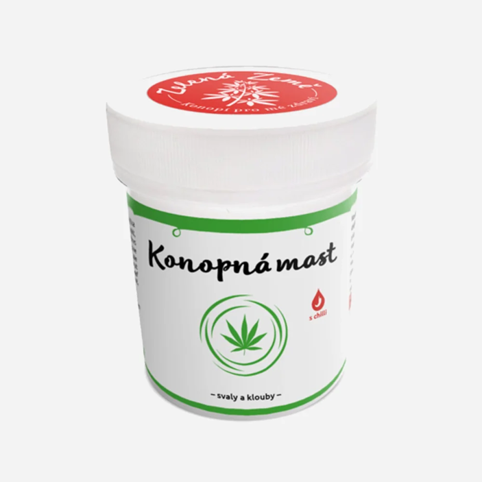 Konopná mast z kostivalu a chilli - svaly a klouby
