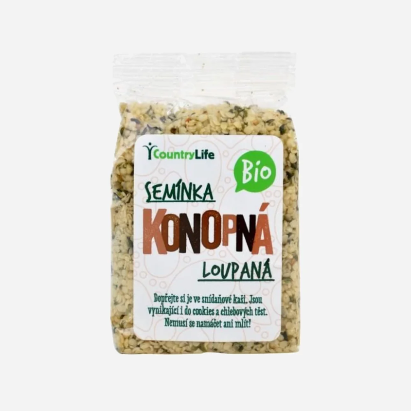 Konopná semínka loupaná BIO