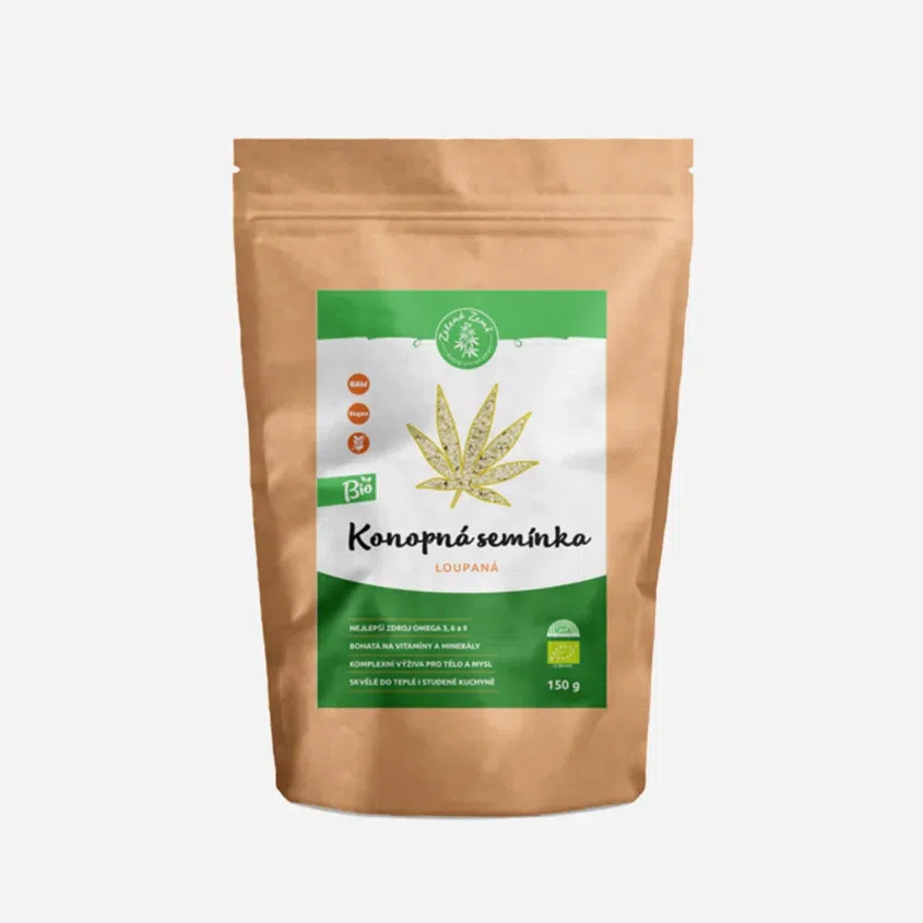 Konopná semínka loupaná BIO