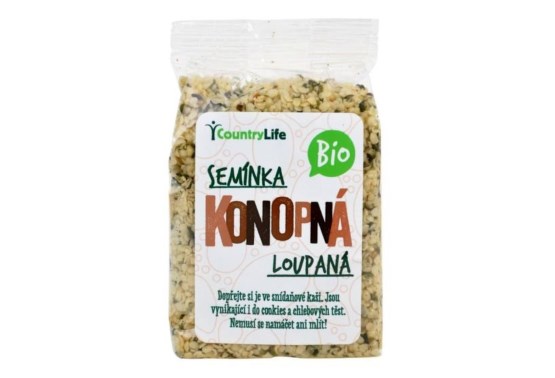 Konopné semienka lúpané BIO