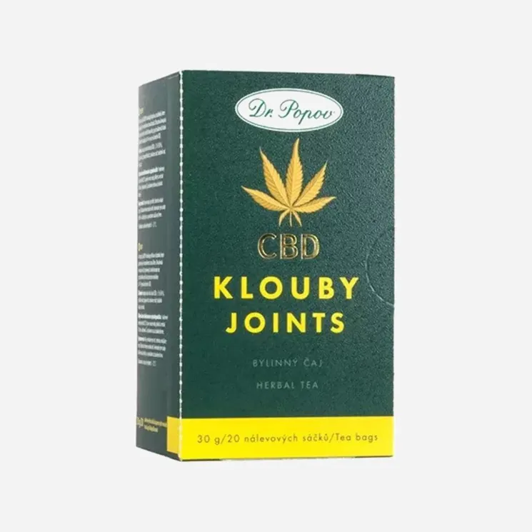 Konopný čaj s CBD Klouby 20 sáčků 6 x 20 sáčků