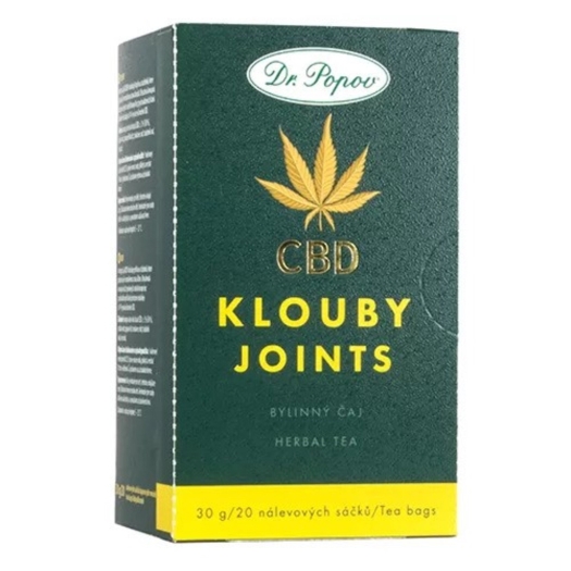 Konopný čaj s CBD Klouby 20 sáčků