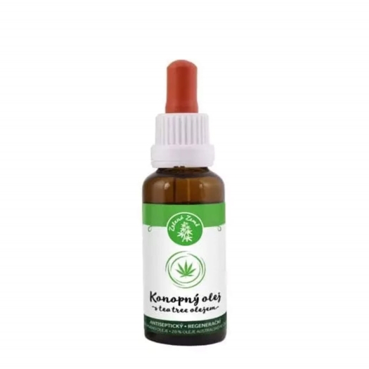 Konopný olej s tea tree olejem