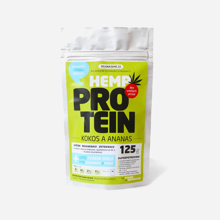 Konopný protein - kokos s ananasem