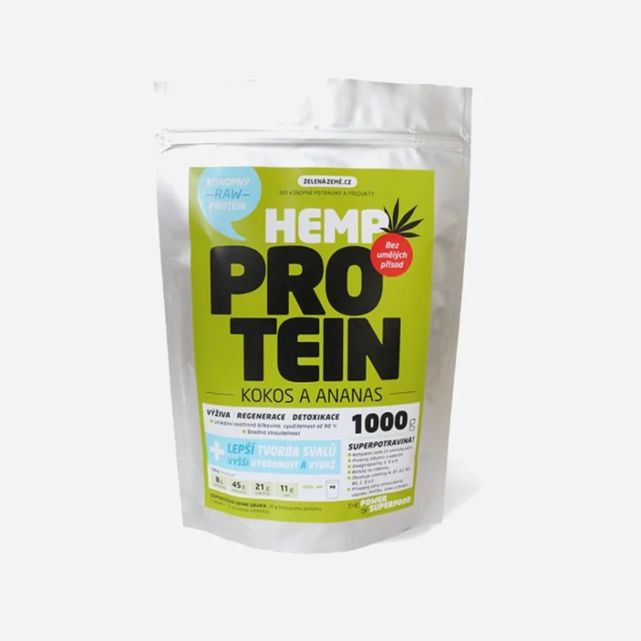 Konopný protein - kokos s ananasem