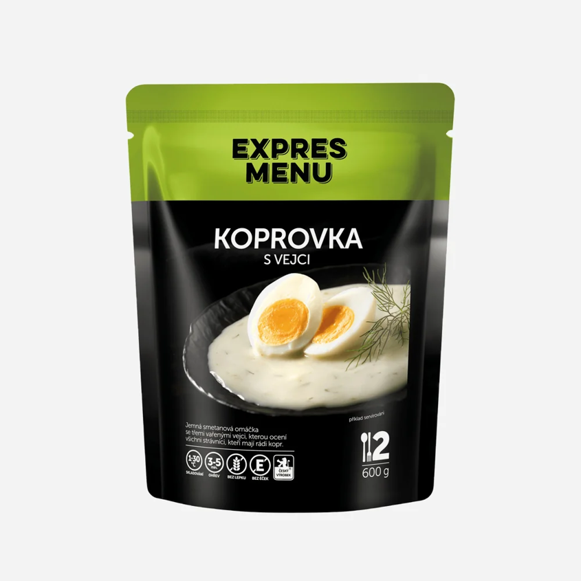 Kôprovka s vajíčkami