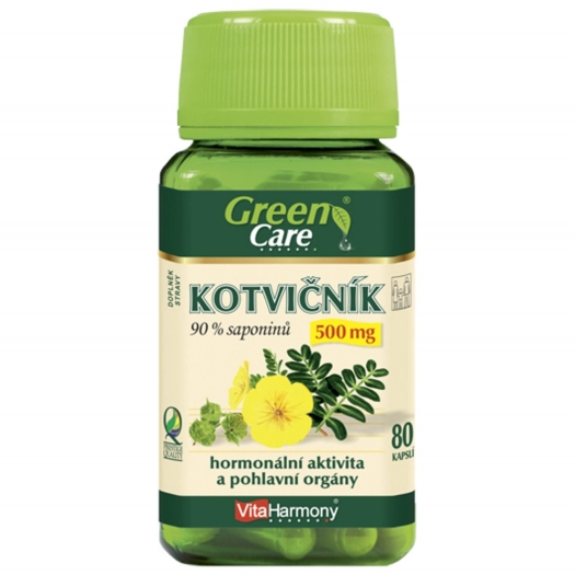 Kotvičník 500 mg 90 % saponinů 80 tablet