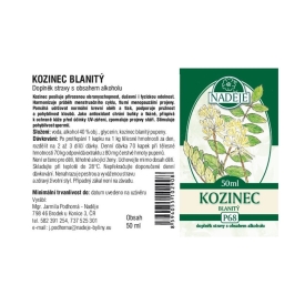 Kozinec blanitý tinktúra z púčikov