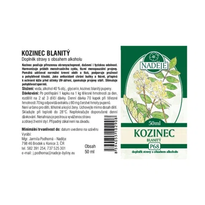 Kozinec blanitý tinktúra z púčikov