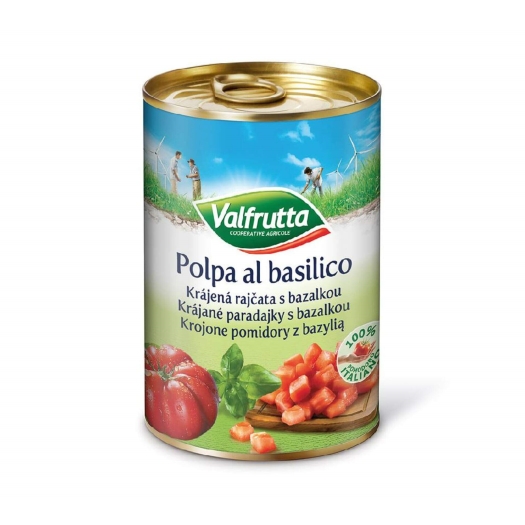 Krájená rajčata s bazalkou