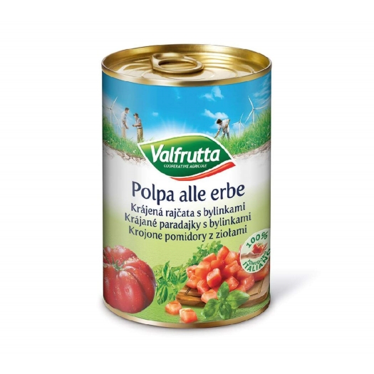 Krájená rajčata s bylinkami
