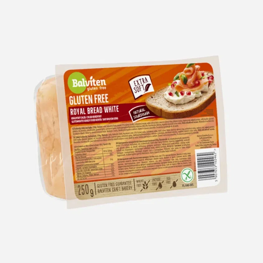 Královský chléb světlý bez lepku