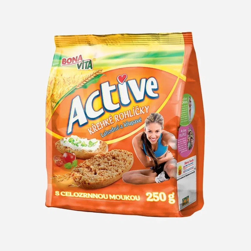 Křehké rohlíčky celozrnné