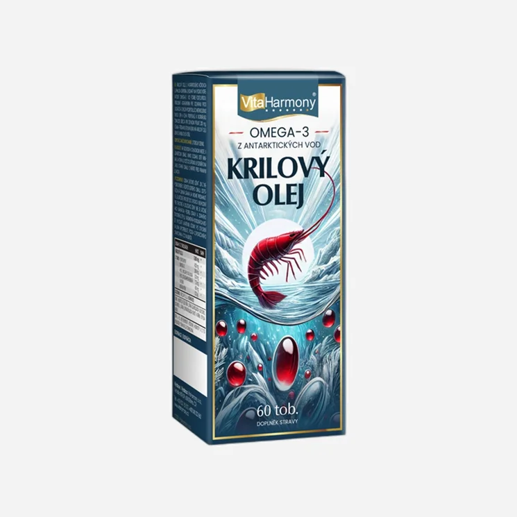 Krilový olej 1200 mg (Omega 3) 6 x 60 tablet