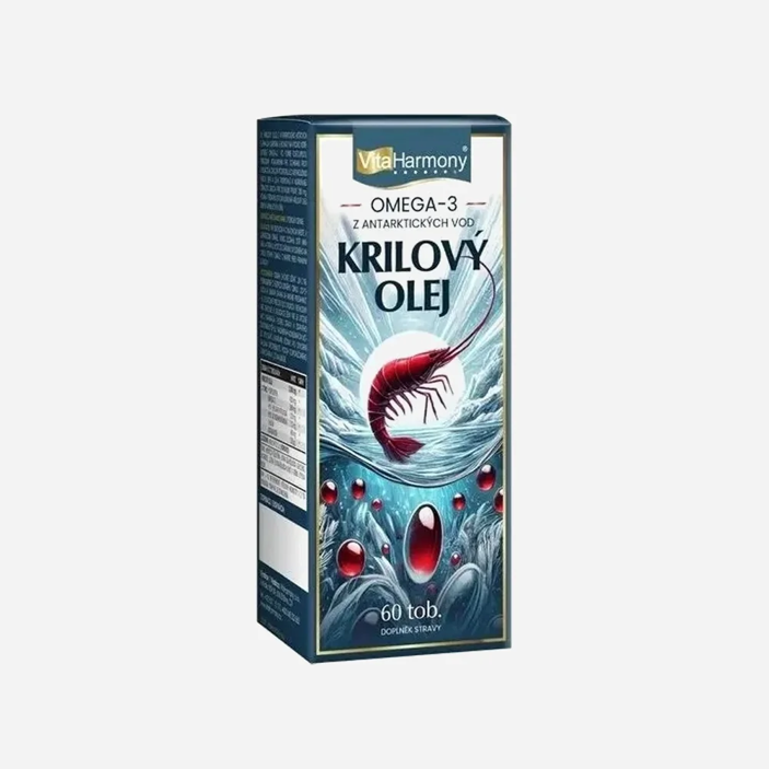 Krilový olej 1200 mg (Omega 3), 60 tob.