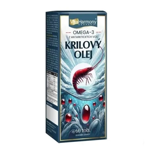 Krilový olej 1200 mg (Omega 3), 60 tob.